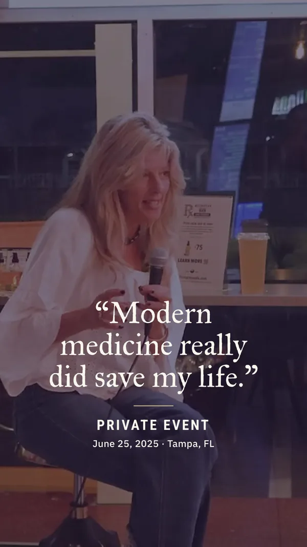 Modern medicine really did save my life.