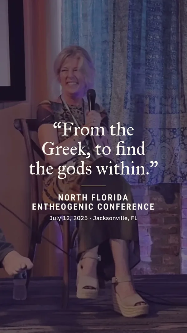From the Greek, to find the gods within.